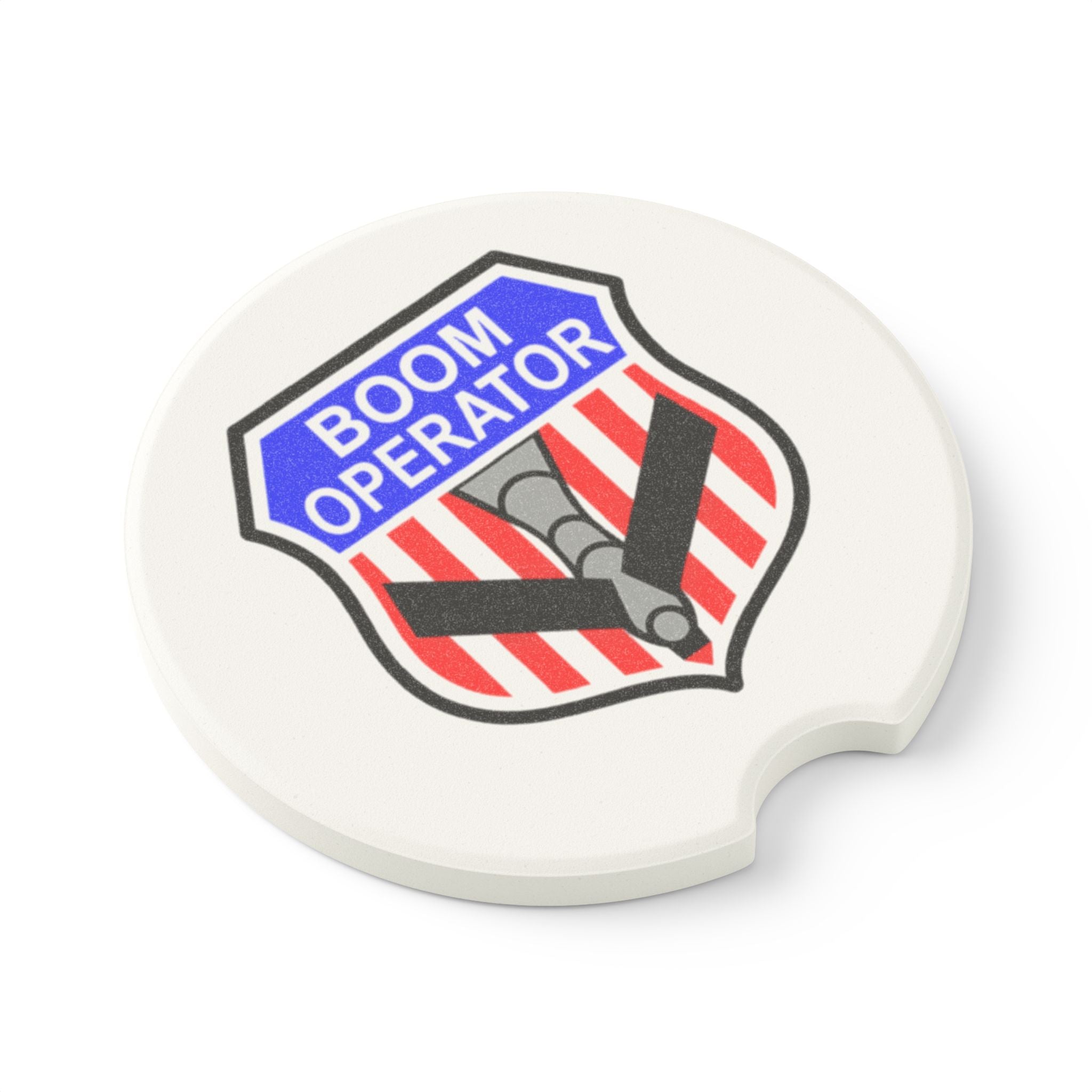 Boom Operator soapstone Car Coaster