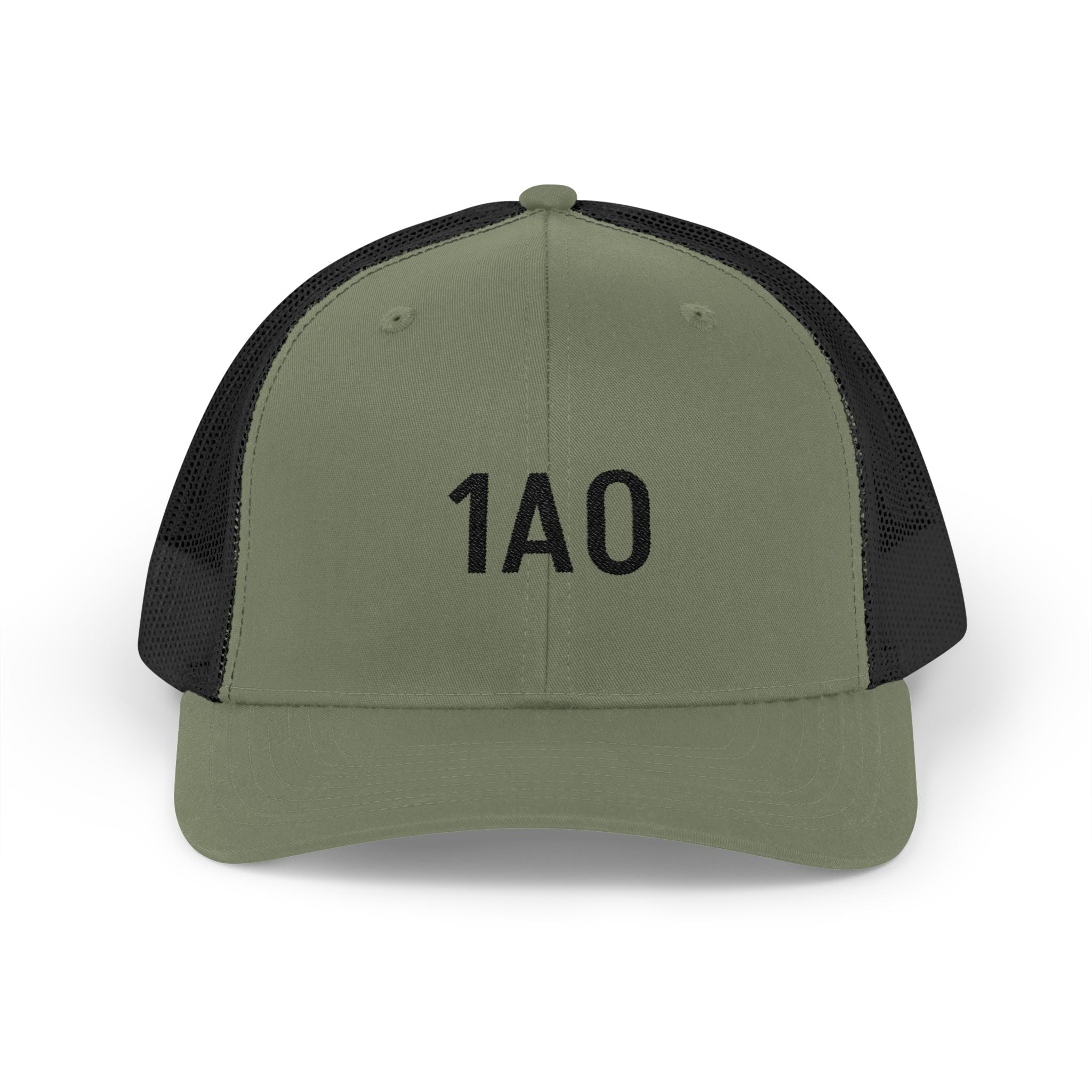 1A0 Embroidered Trucker Cap - Snapback Mesh Hat