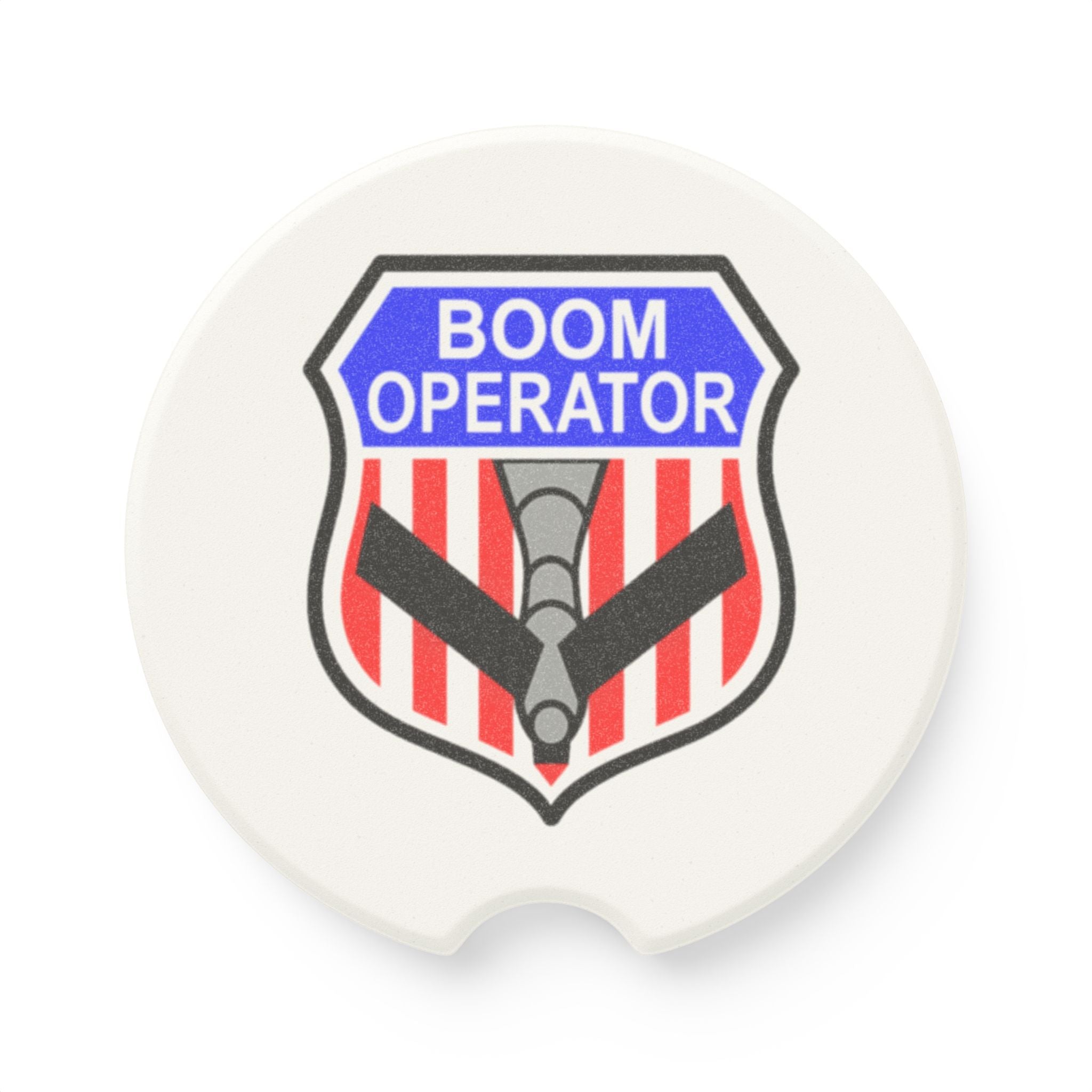 Boom Operator soapstone Car Coaster