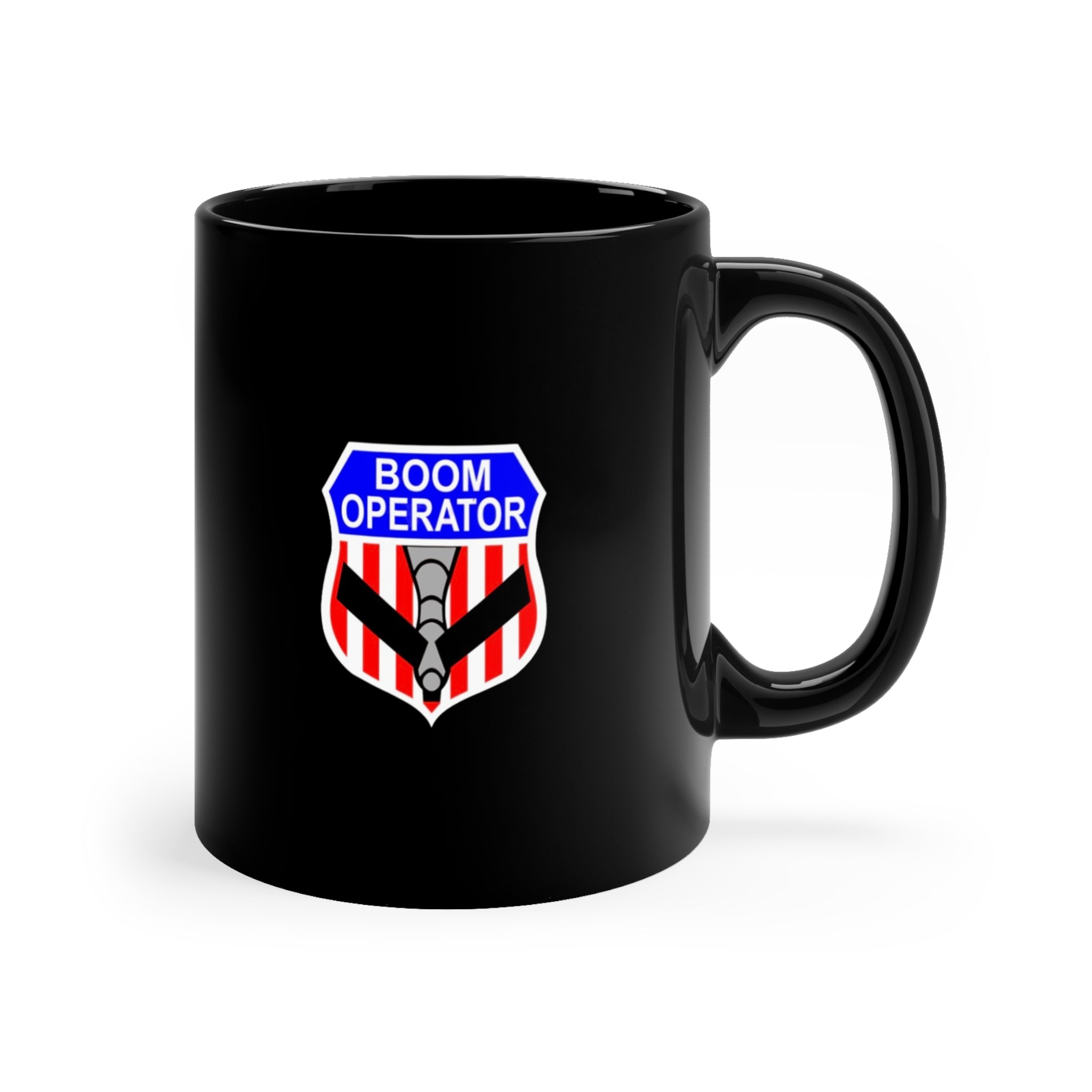 Boom Operator Black Coffee Mug - Classic 11oz Ceramic Coffee Cup